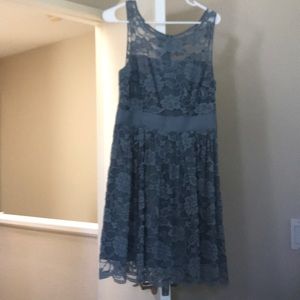 BB Dakota Illusion Neckline Dress